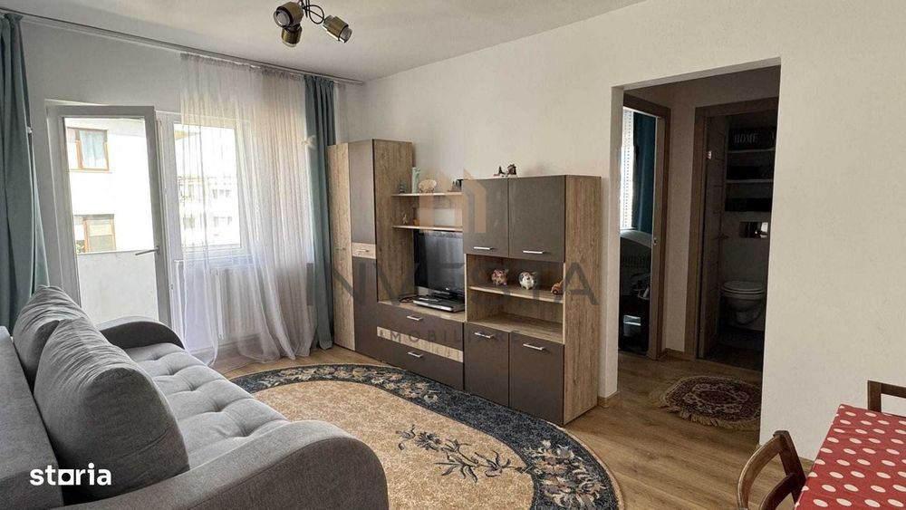 Apartament 2 camere cu balcon, etaj intermediar, cartierul Manastur