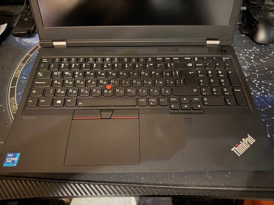 Лаптоп Lenovo Thinkpad p15, лицензиран Windows 11, Intel i7-11850H, 32GB RAM, NVIDIA RTX500 4GB, 512 SSD
