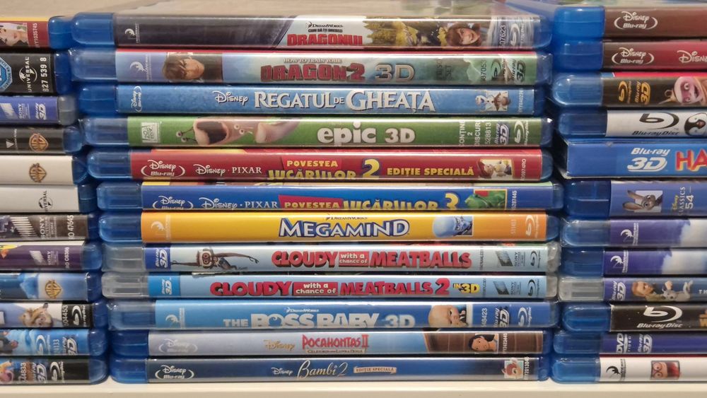 Filme animatii desene animate blu ray originale stare perfecta