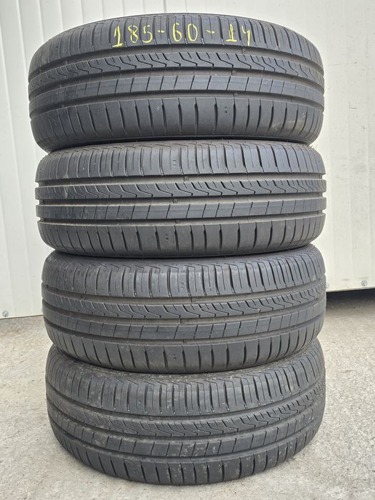 4 Броя 185/60/14 Hankook 2x7,8mm 2x7,2mm 2023DOT КАТО НОВИ