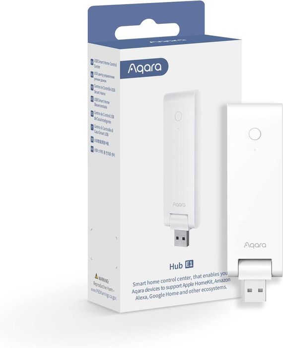 Aqara Smart Hub E1 HE1-G01 Zigbee хъб USB A бял