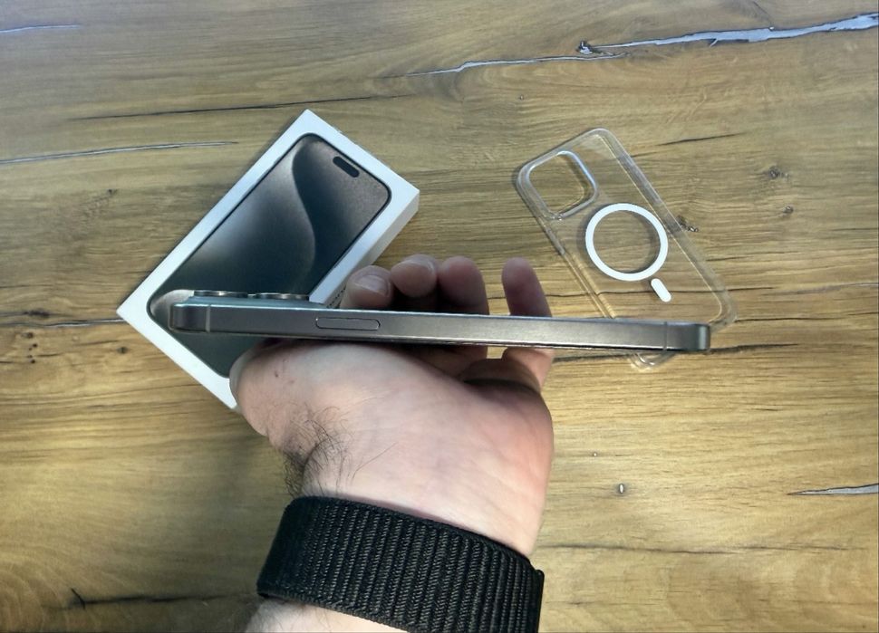 iPhone 15 pro max, 1tb, 100%