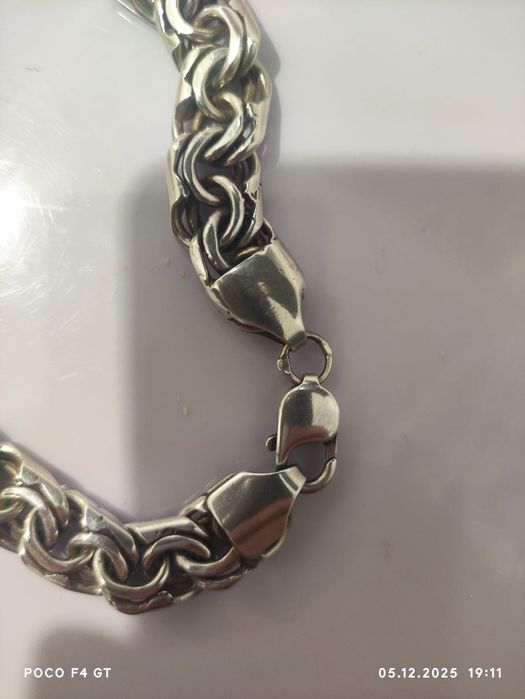Срочно продам Серебряный цепь трос!!!