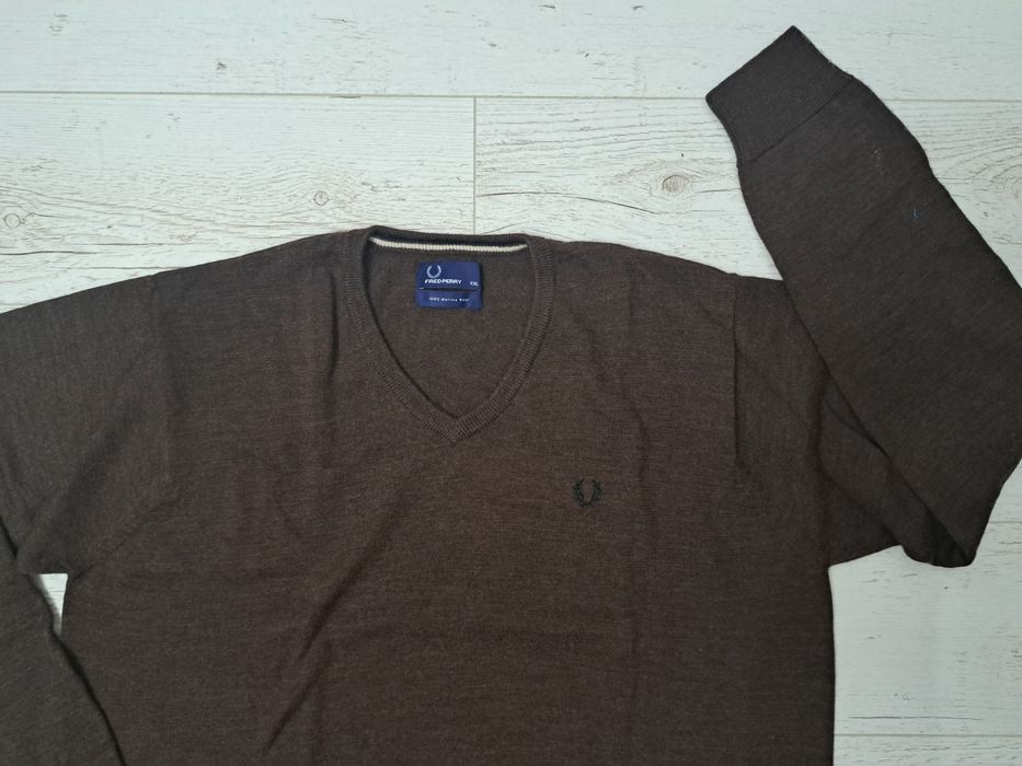 Fred Perry-Ориг.пуловер Мерино!