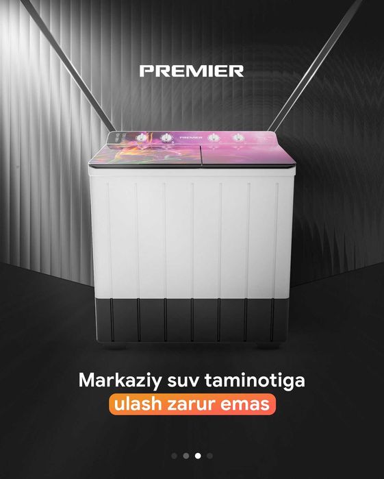 Ярим автомат кир ювиш машинаси PREMIER! АРЗОН! Полуавтомат ПРЕМЬЕР!