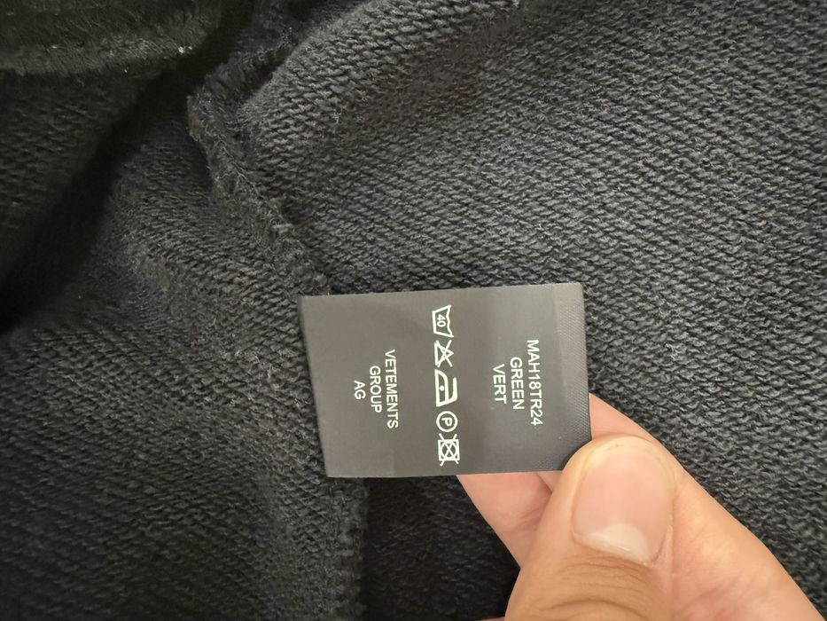 Vetements кроп зип худи