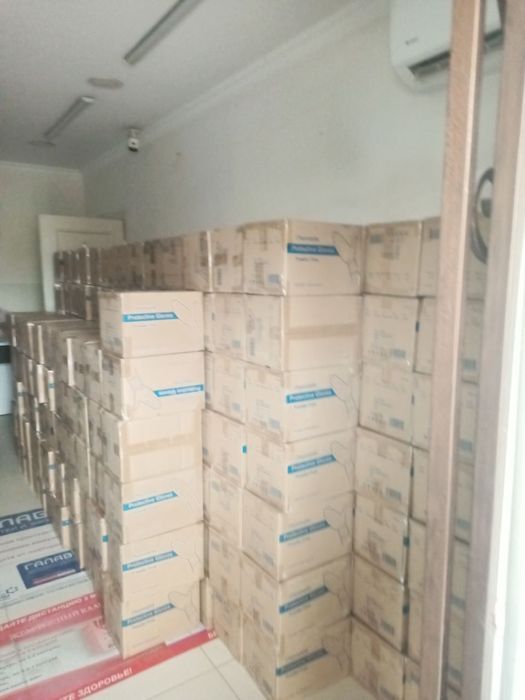 Перчатка , уй рузгор,  косметологияда ишлатиш учун нитриловые  100шт