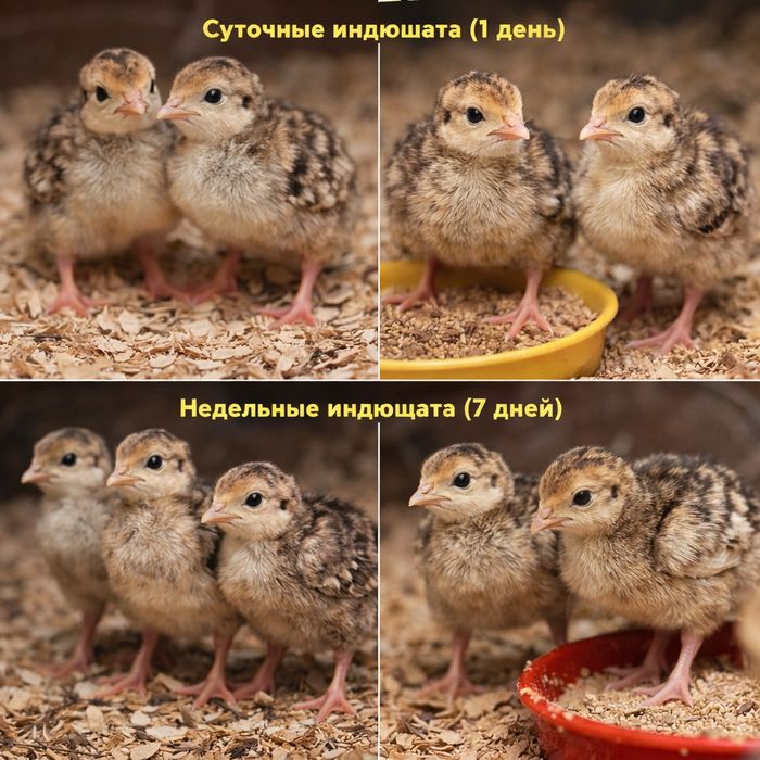 Индюшата Бронза тяжеленная ..Хайбрид.ч