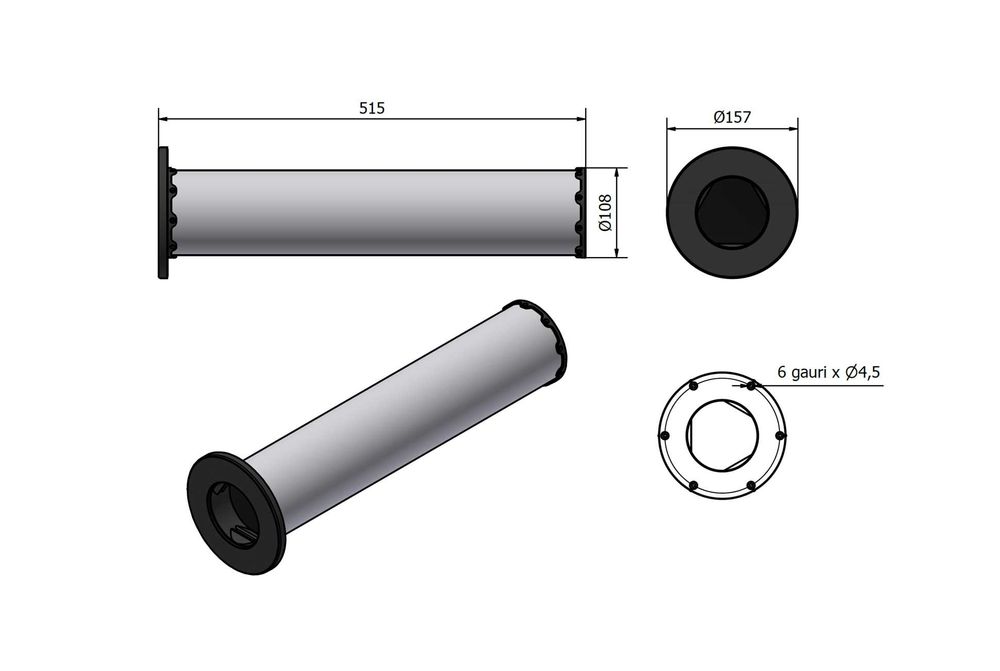 Dispenser pahare carton 4oz; 6oz/7oz; 8oz/12oz; 16oz/20oz - printat 3D