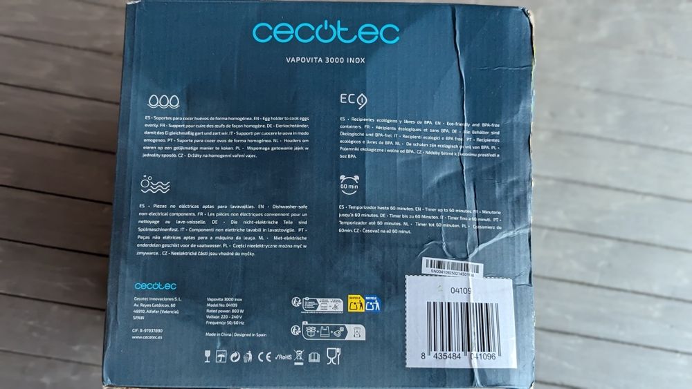 Aparat de gatit cu aburi , nou.