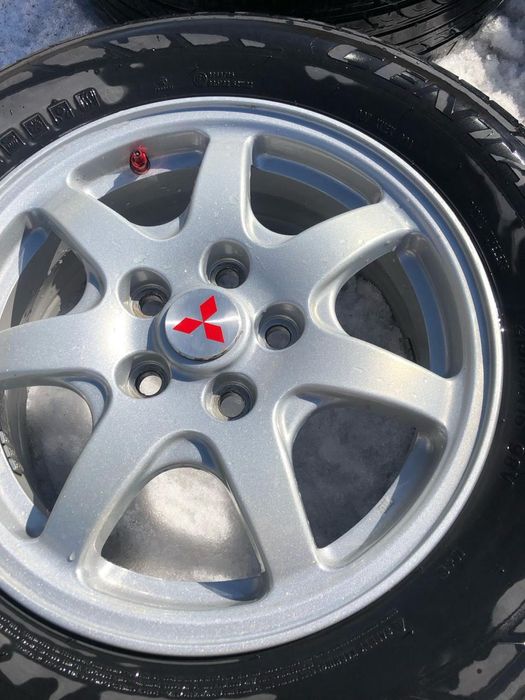 Шины с дисками. Диски крашенные