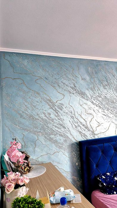 Zugraveli finisaje interioare Stucco Venetian piatra sparta pensulata sericii la standarde ridicate