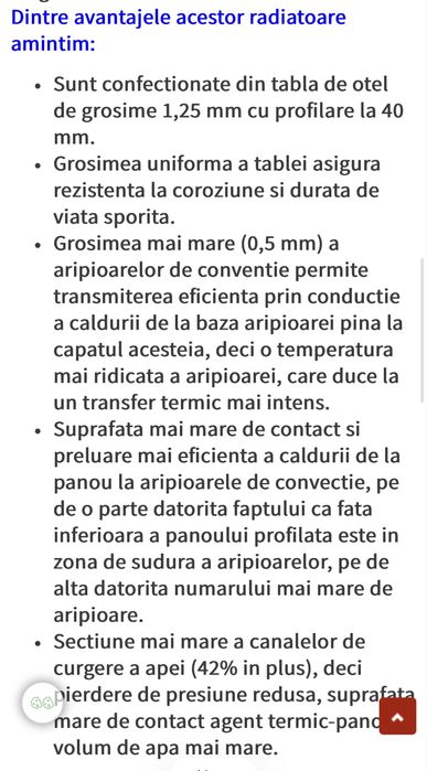 Calorifer otel Copa Konveks  120cm