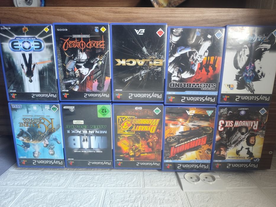 Оригинальные диски для PS2