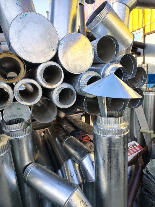 ДЫМОХОДЫ ВЫТЯЖКИ разные диаметры