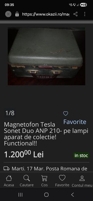 Magnetofon functional Tesla are si benzi