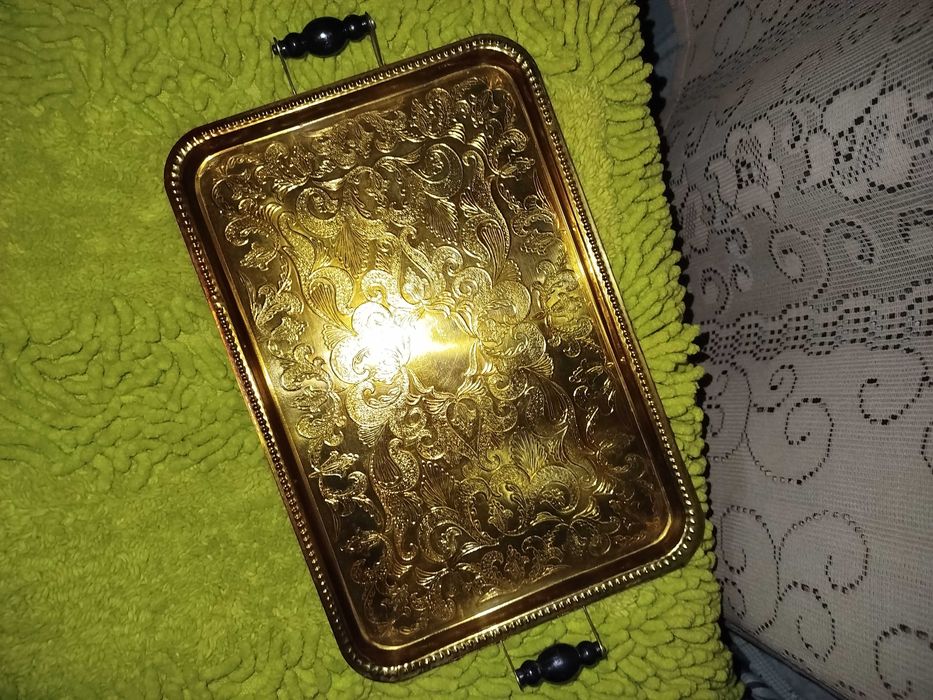 Поднос СССР, цвет голд