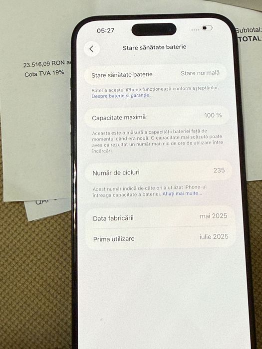 iPhone 15 pro Max  100% baterie 512 gb
