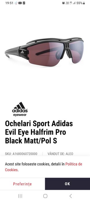 Bună vând ochelari adidas folosiți dar an stare buna