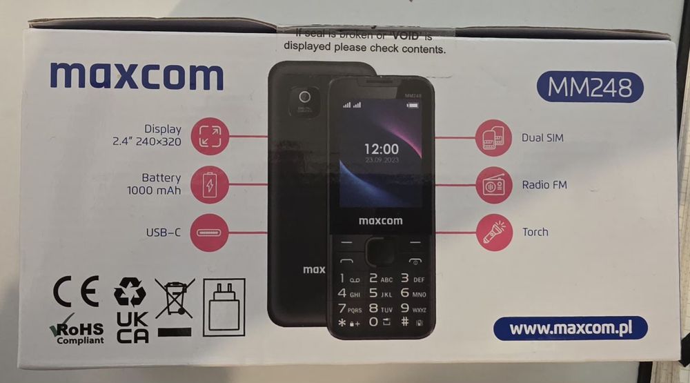 Telefon Mobil Maxcom MM248 4G Dual Sim