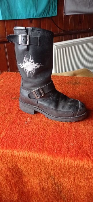 Мото- боти естествена кожа