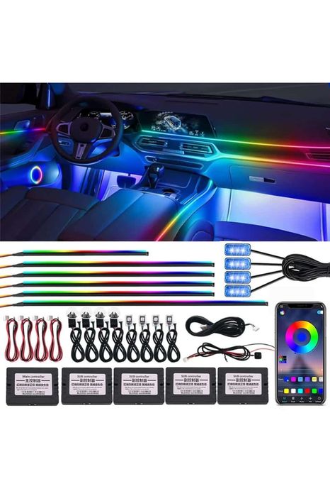 Lumini ambientale Symphony 18 in 1, ofer montaj avantajos