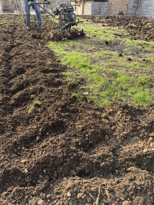 Жер аудару мотоблокпен