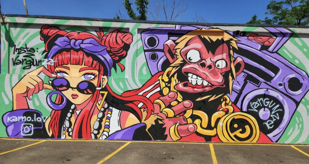 Роспись стен. Граффити.