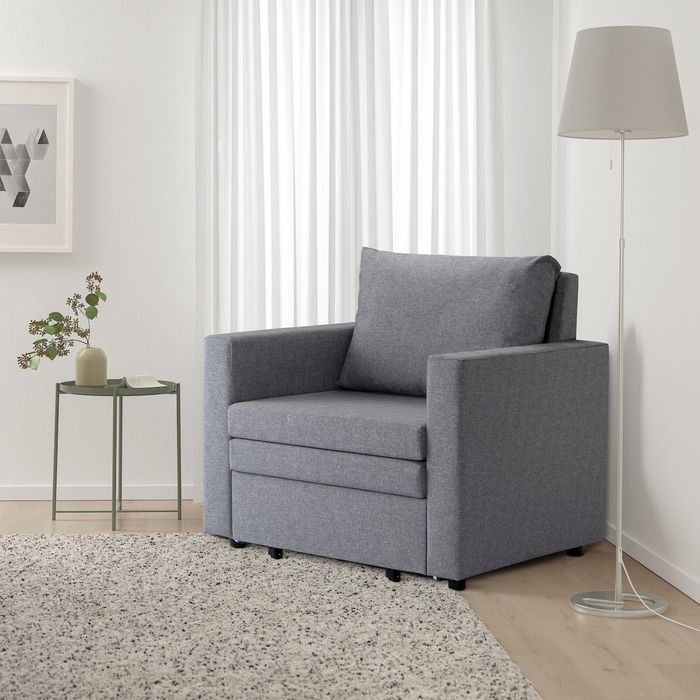IKEA VATTVIKEN ВАТТВИКЕН Кресло-кровать - Висле светло-серый