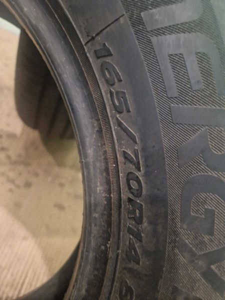2 Hankook R14 165/70/ 
летни гуми DOT1413