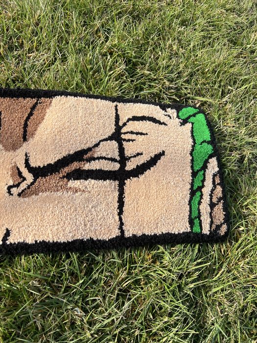 Коврик ручной работы.