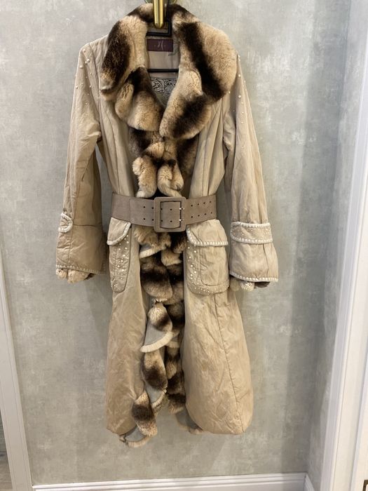 Пальто Италия тренч шиншилла