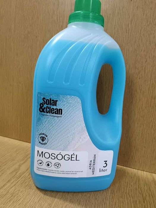 gama de Detergent lichid gel Solar & Clean - productie Ungaria - calitate Premium Detergent Gel concentrat pentru rufe,