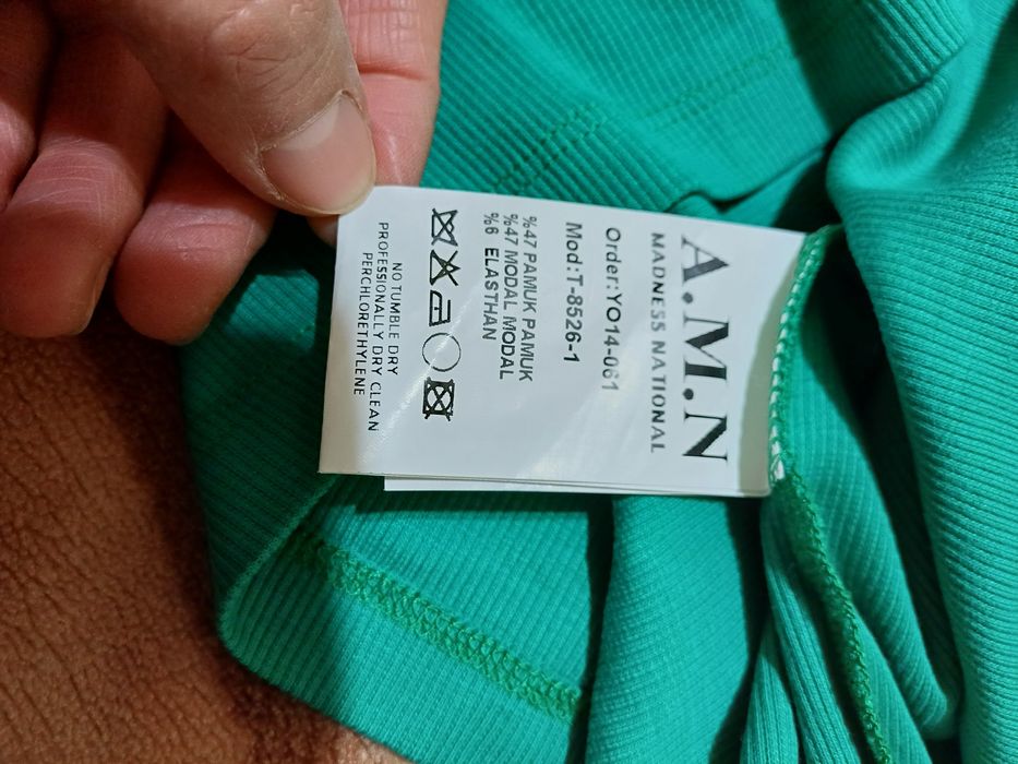 Майка зеленая турецкая.