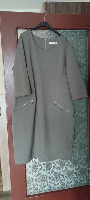 Дамска рокля трико XXL