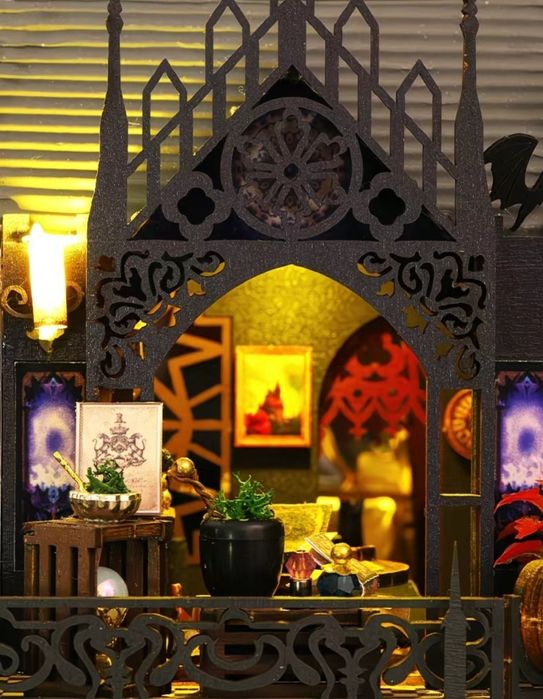 Румбокс,DIY box, 3d кукольный домик, деревянный пазл-конструктор