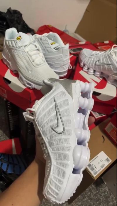 Nike shox alb 40-45