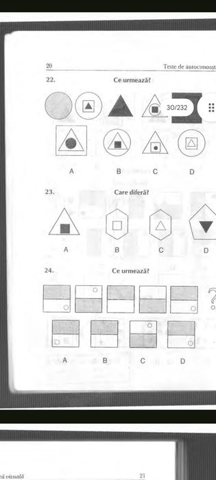 Teste grile psihologic pentru MAI/SRI/MApN/IGSU/ANP