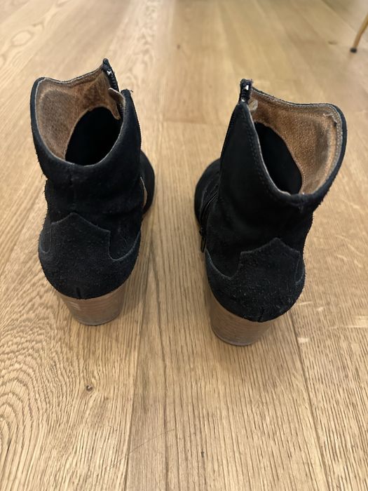 Botine Zara piele intoarsa