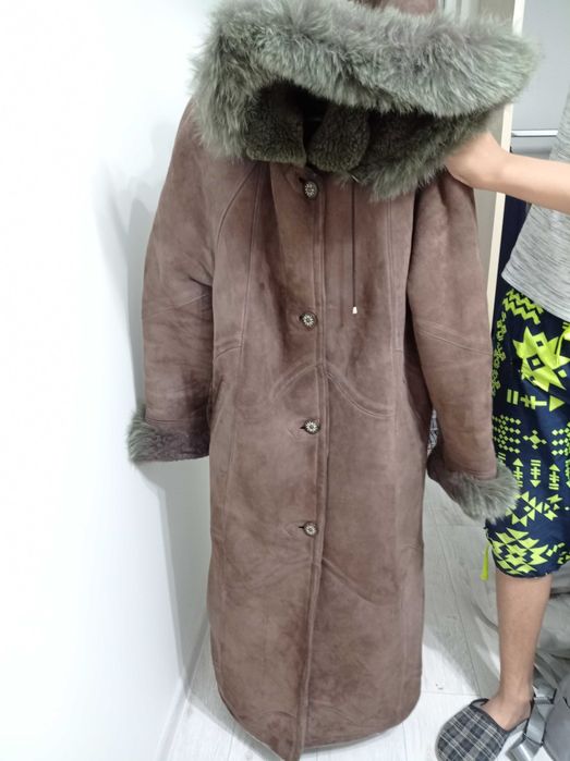 Дубленка натуральная, теплая,недорого