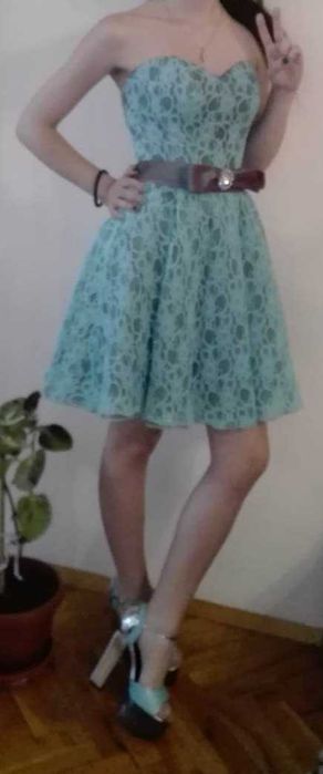 Бална рокля-комплект с обувки