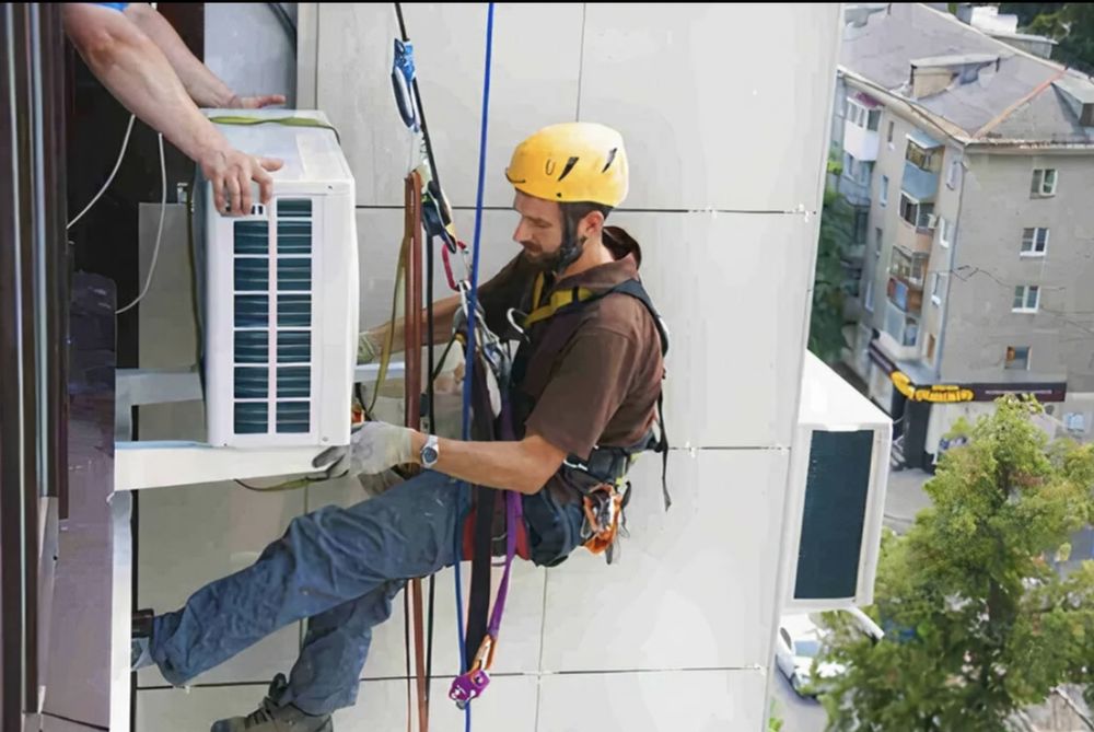 Установка кондиционер