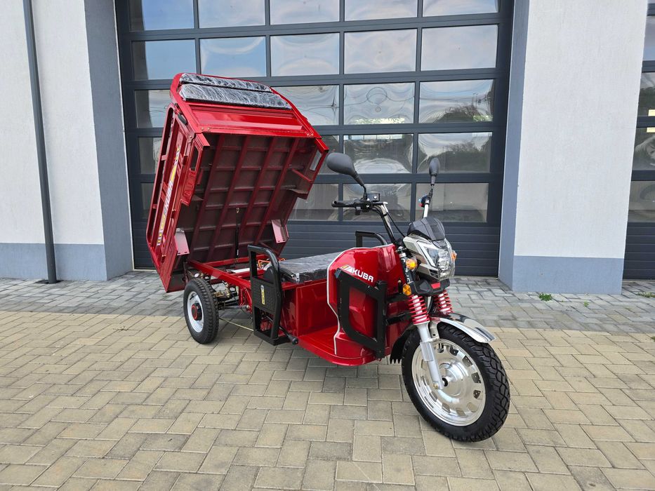 Triciclu electric cu bena tip cargo, CIV/COC, Kuba GL15000