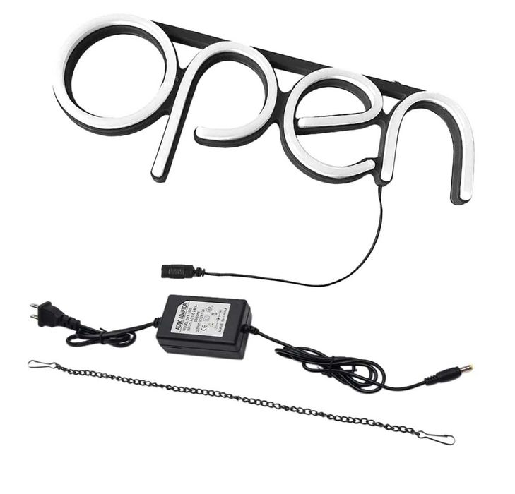 РАЗПРОДАЖБА! LED неонов надпис open