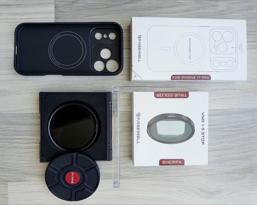 iPhone 17 Pro Filmmaker Basic Kit Freewell Sherpa