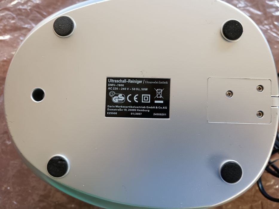 Cuva, aparat de curățat cu ultrasunete
