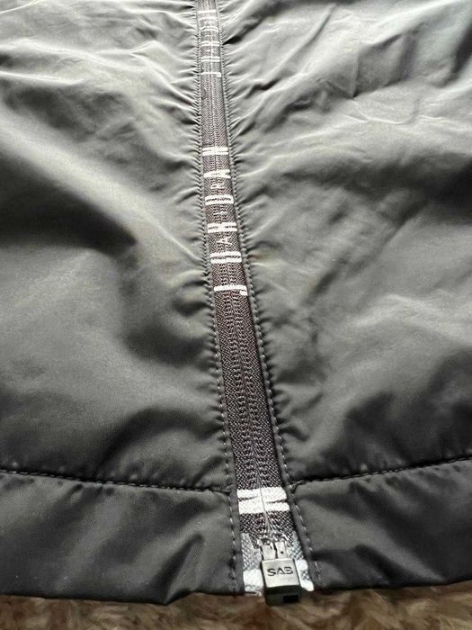 Jacheta/Windbreaker Jordan negru/bej, de fas, marimea XL