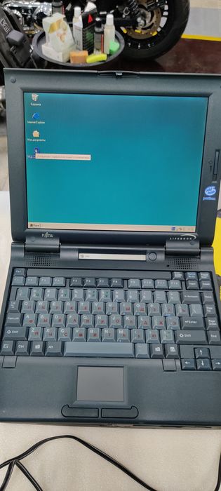 Ретро ноутбук Fujitsu life book 555T