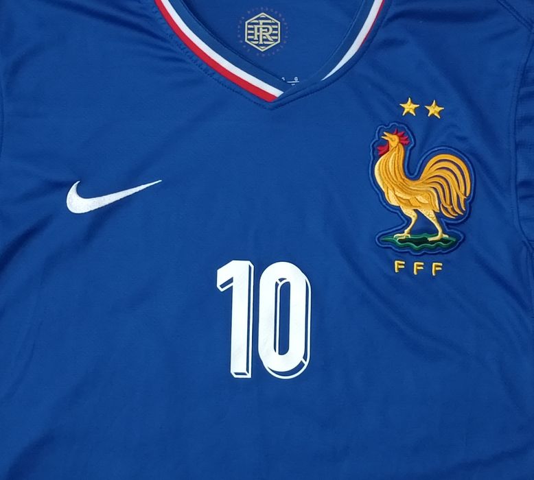 Nike DRI-FIT France FFF #10 Mbappe 24/25 Home Jersey тениска L Франция