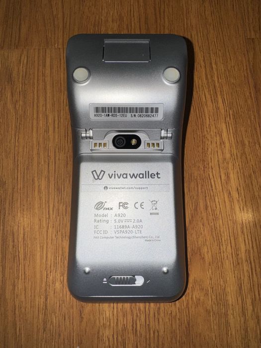 Terminal POS Smart PAX A920 cu imprimantă termică, ca nou, resetat